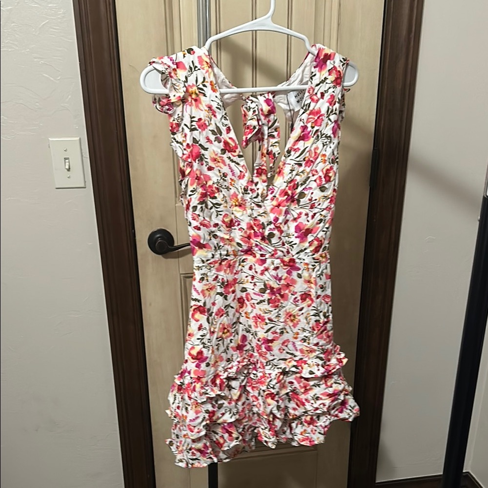 Hello Molly Floral Backless Dress